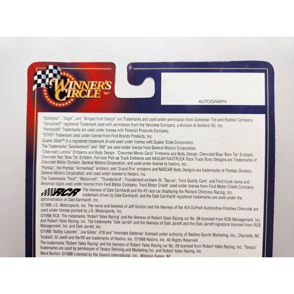 Vintage Nascar Winners Circle Dale Earnhardt 1998 Stock Car 1/64 Scale Diecast - Picture 8 of 11